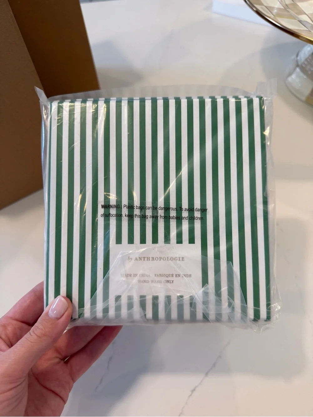 NEW IN BOX Anthro Cherry cocktail picks & tongs